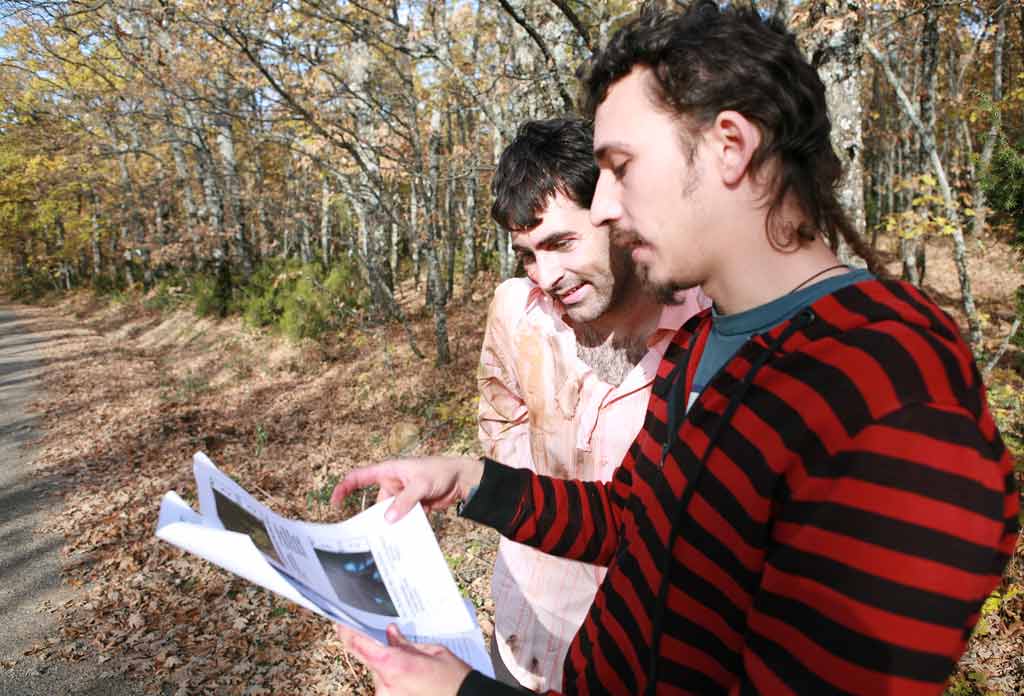 imagen del rodaje de A través del Ocaso